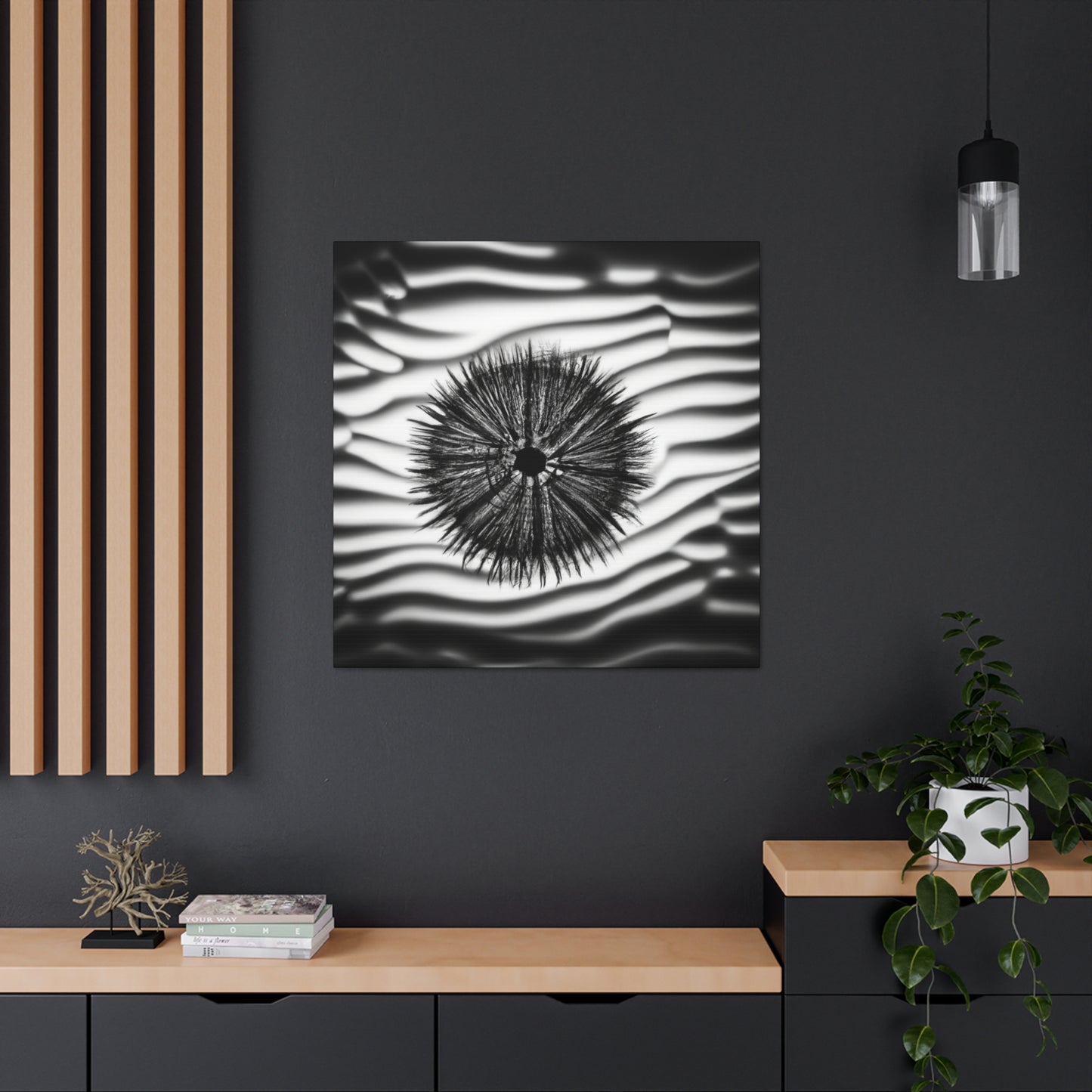 "Sea Urchin Art Deco." - Canvas