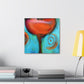 "Cheers to Wine Glass" - Canvas