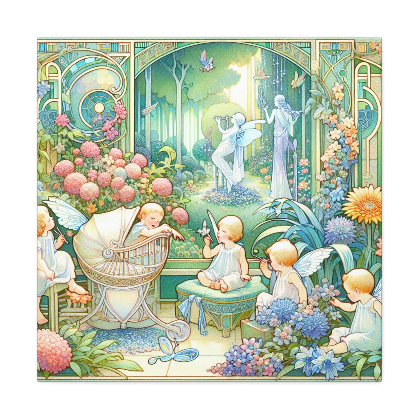 Enchanted Flora Dreams - Canvas