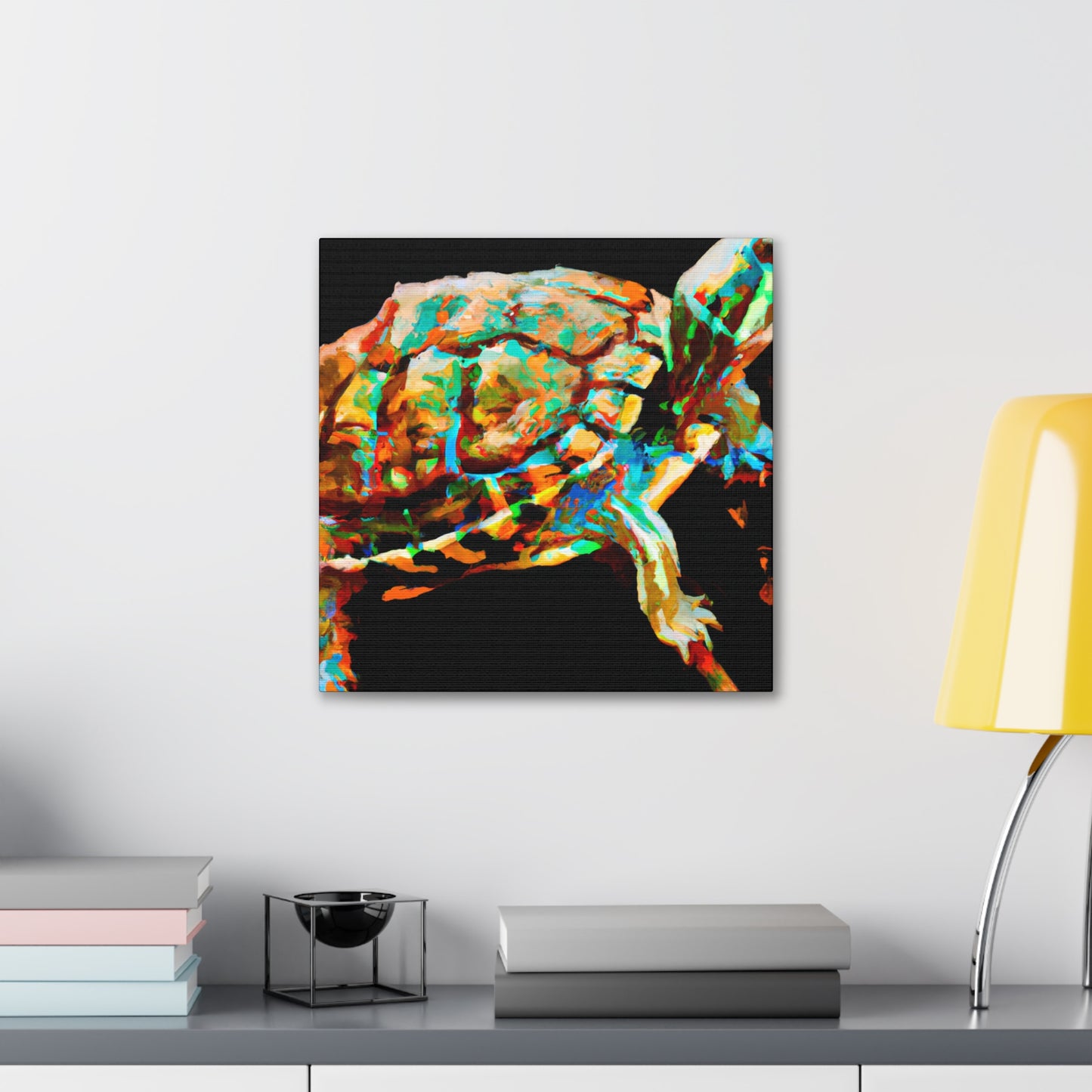 "Box Turtle Dreamscape" - Canvas