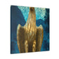 "Golden Eagle Art Deco" - Canvas