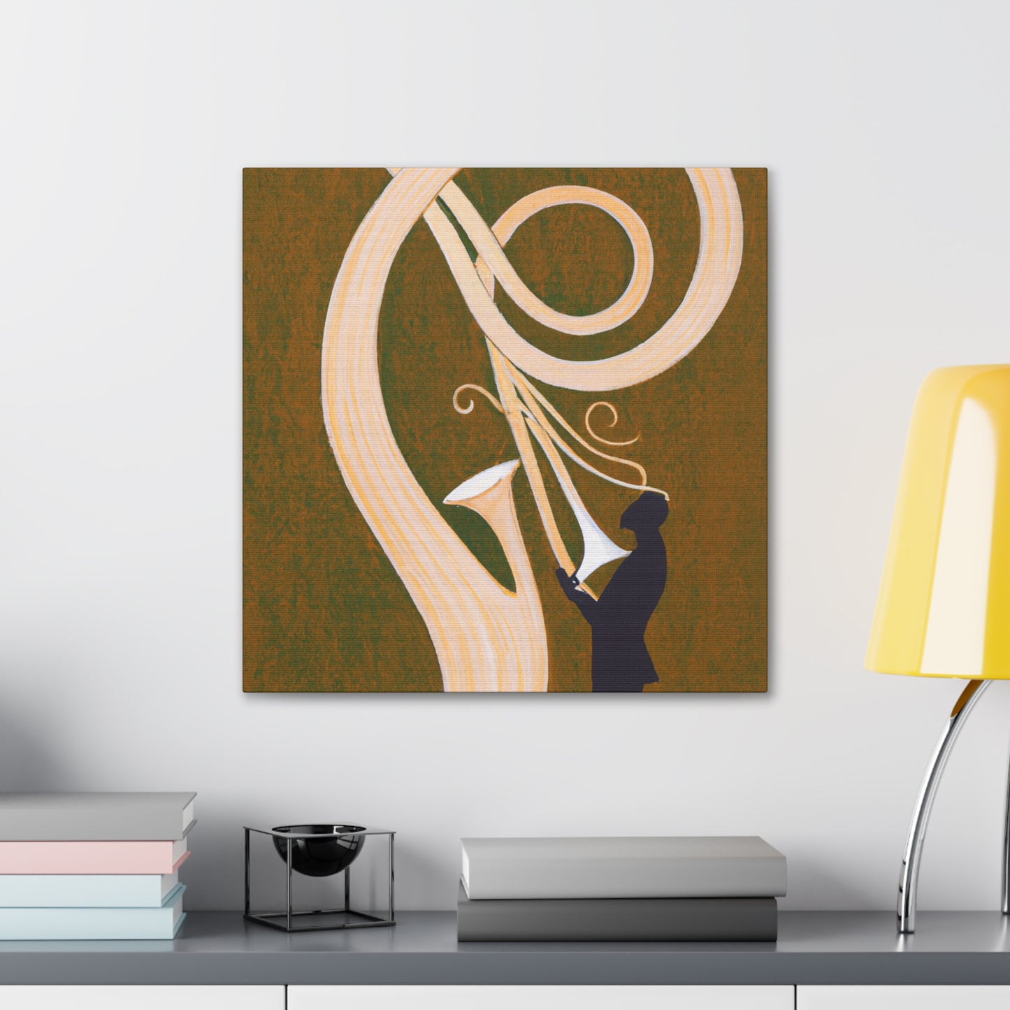 "Trombone in Splendor" - Canvas