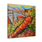 Carrots in Monet Style - Canvas