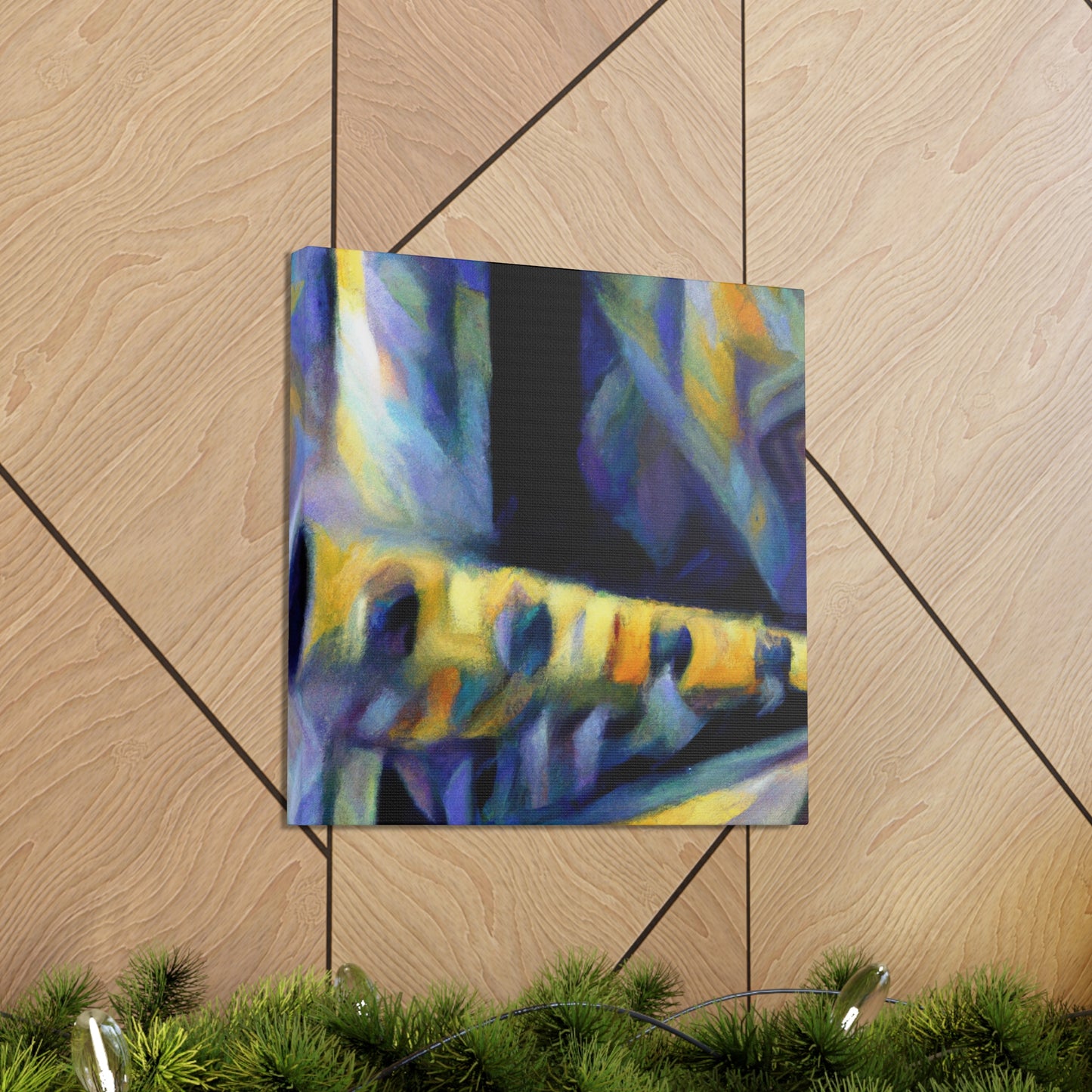 "Flute in Joyous Hues" - Canvas