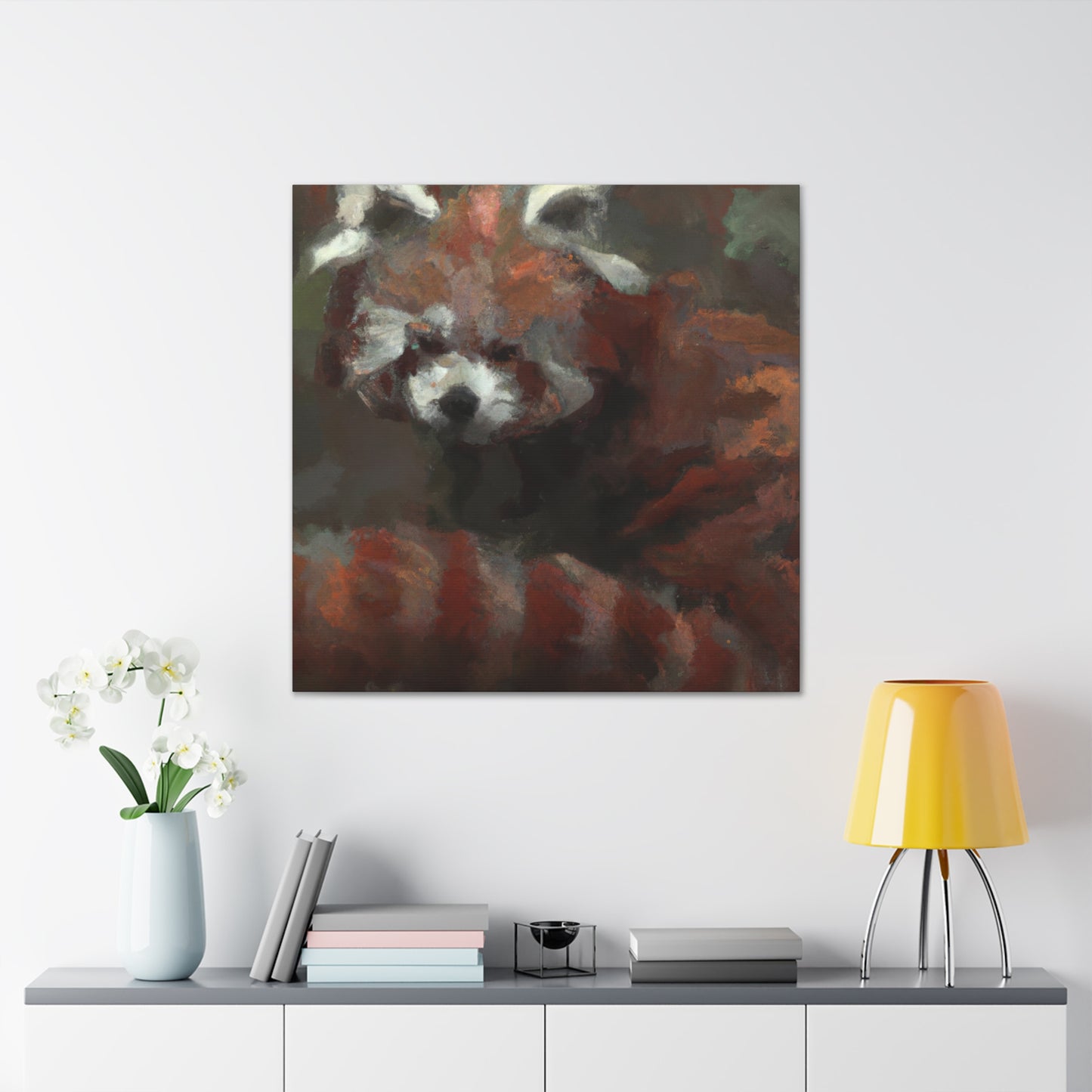 "A Red Panda Slumber" - Canvas