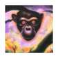 Chimpanzee Digital Dreamscape - Canvas