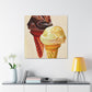 "Cone of Sweet Neoclassicism" - Canvas