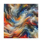 Whispers of Colorful Flames - Canvas