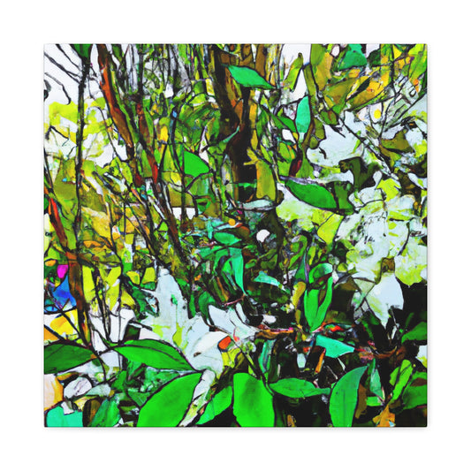 "Gardenia in Abstraction" - Canvas