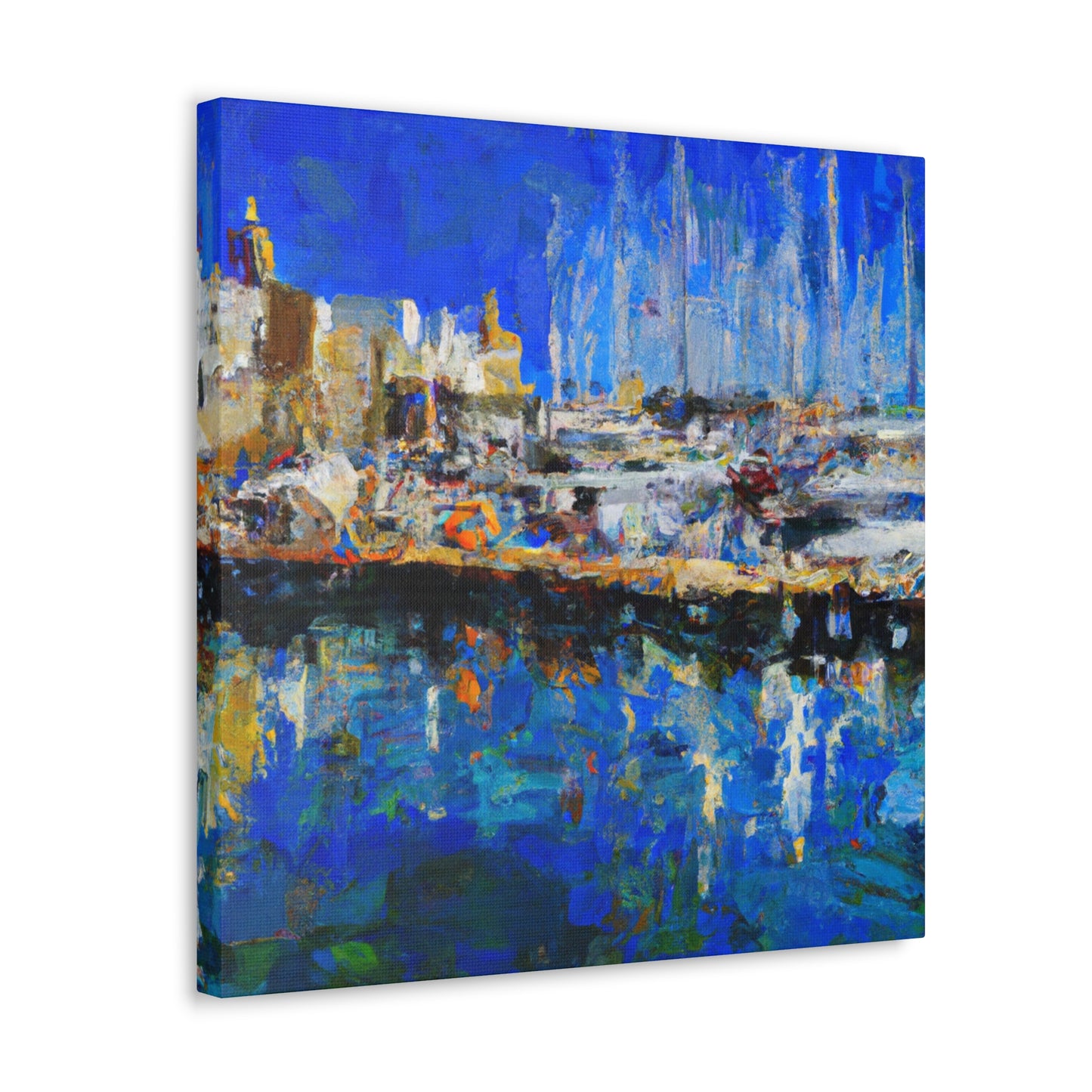 Harbor at Sunrise - Canvas