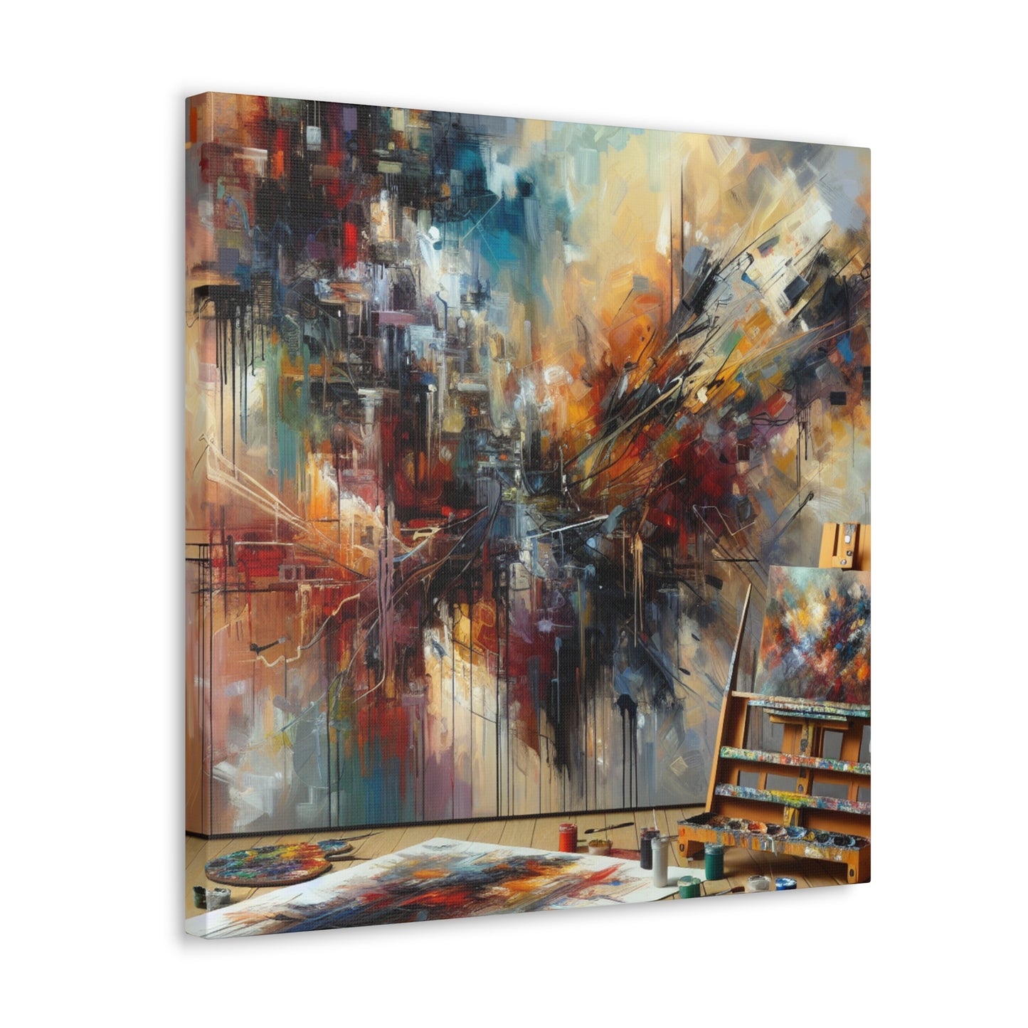 Chaos Unleashed Vivaciously - Canvas