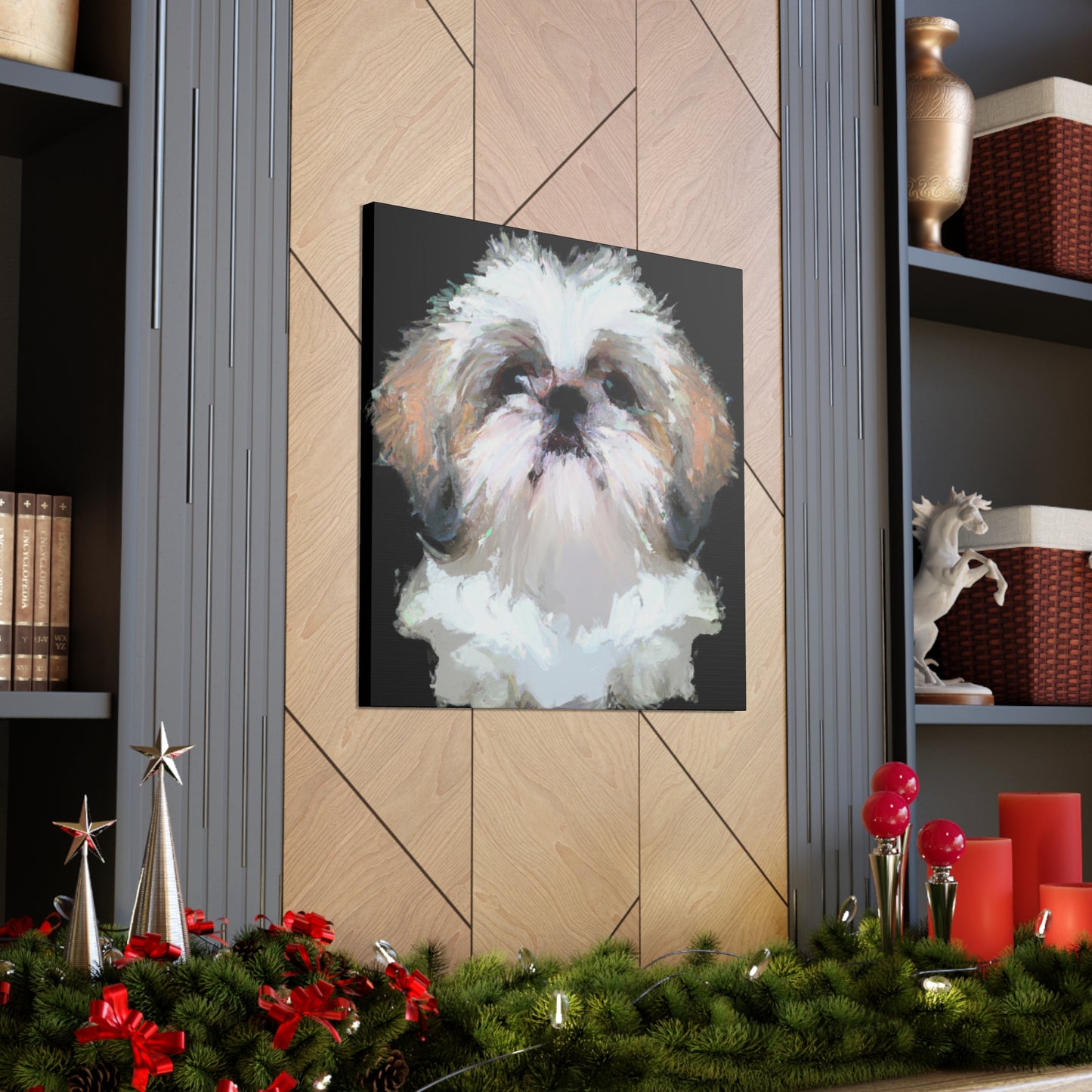 "Proud Shih Tzu Portrait" - Canvas