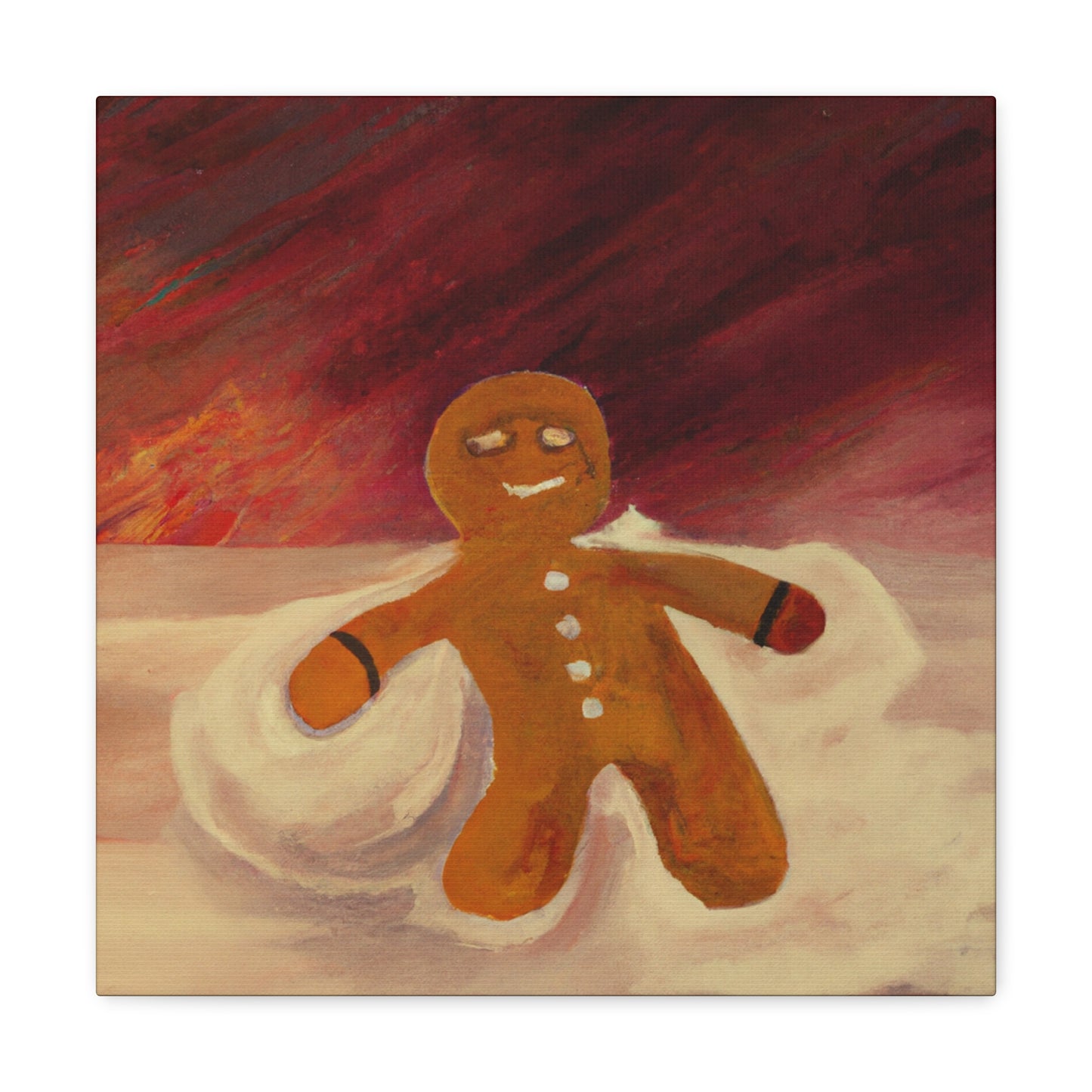 Gingerbread Man Dreamscape - Canvas