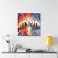 "Vibrant Urban Dreams" - Canvas