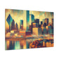 "Texas Dreamscape: Dallas" - Canvas