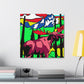 Moose in Pop Art - Canvas