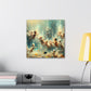 Aquatic Serenity: Afloat Euphoria - Canvas