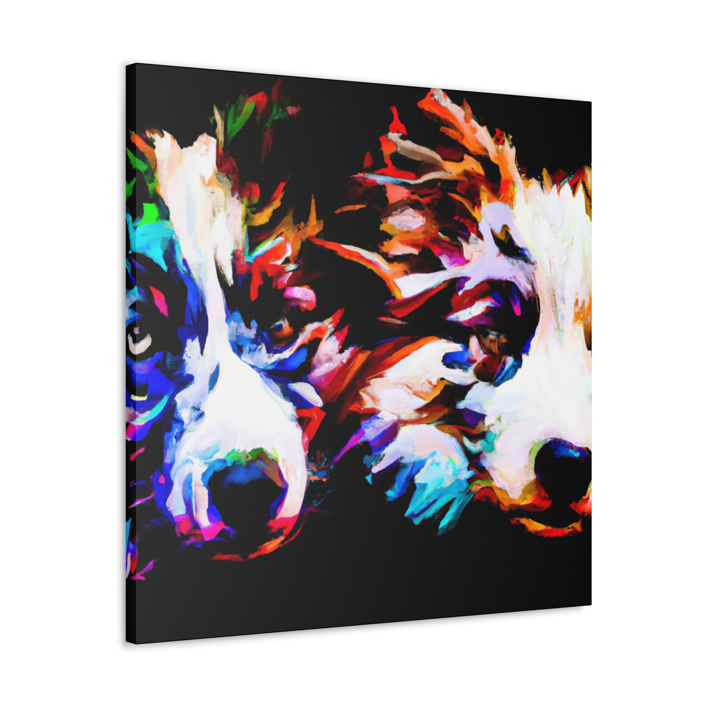 Fur Flowing Freedom - Canvas