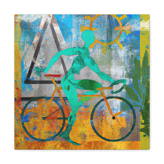 Bicycling Through the Jazz Age - Canvas