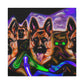 "German Shepherd Dreamscape" - Canvas