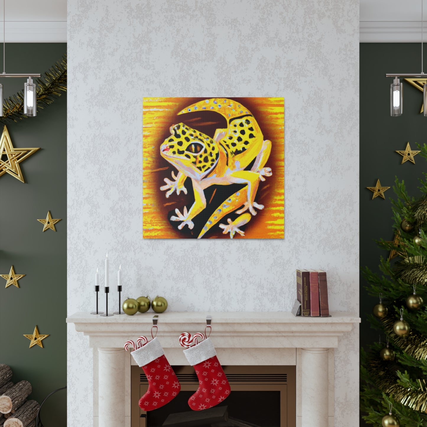 Leopard Gecko Deco. - Canvas