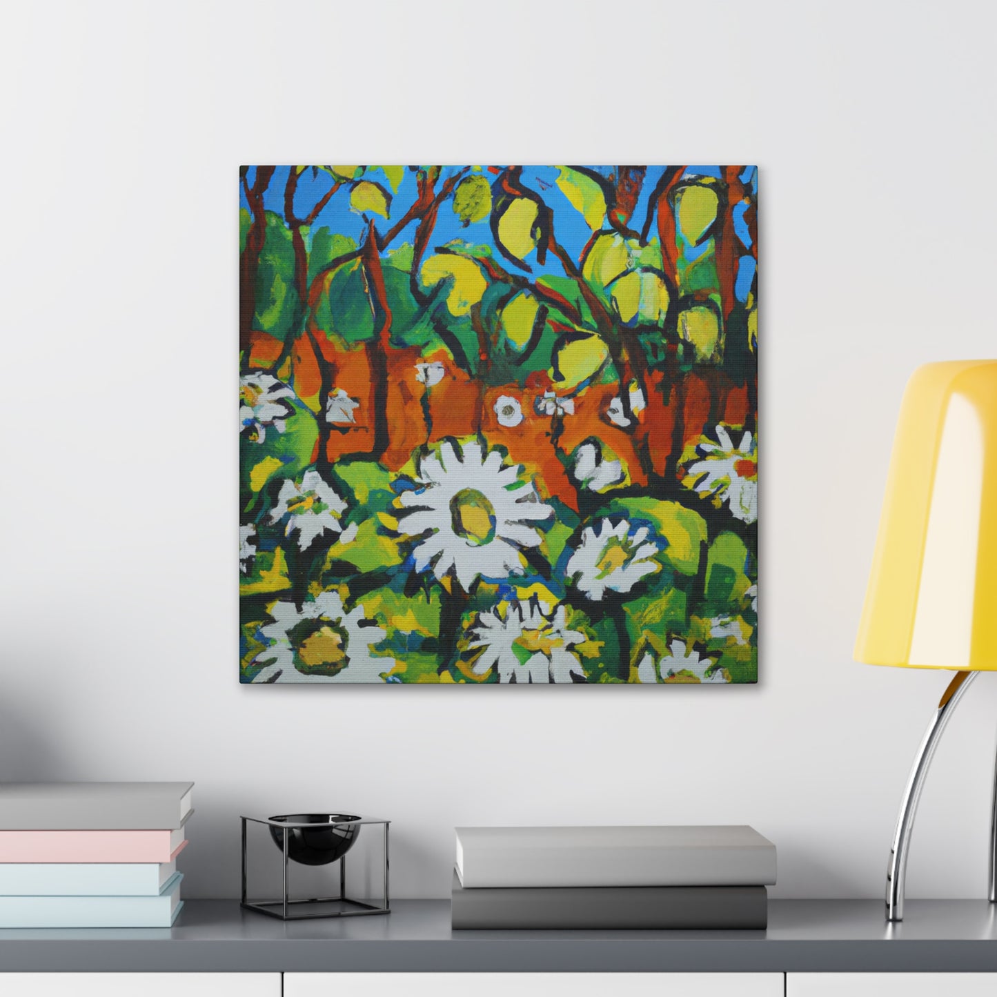 Daisy in the Meadow - Canvas