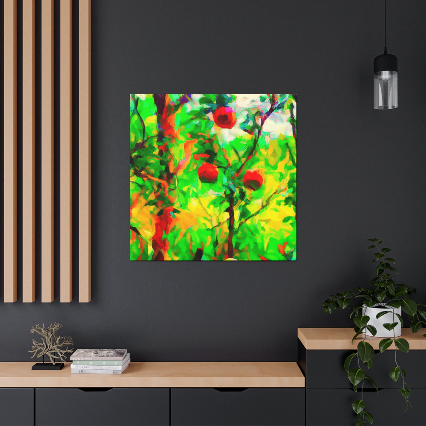 "Apple Tree Oasis" - Canvas