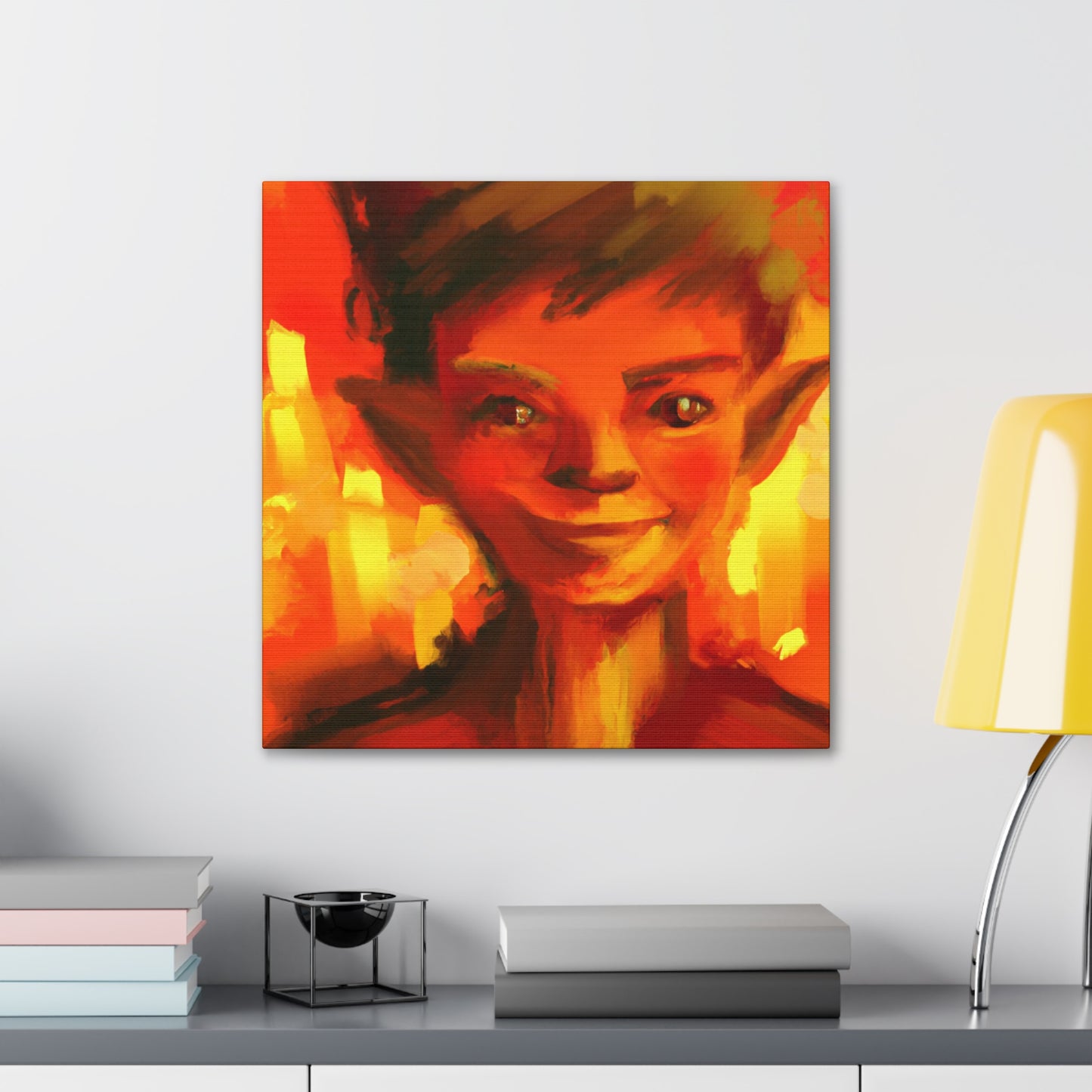 Elf in Technicolor. - Canvas