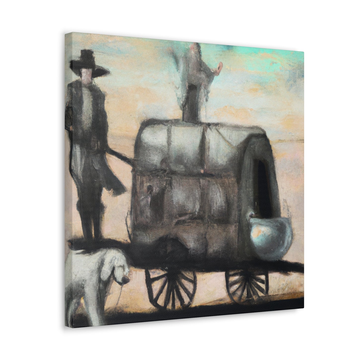 "Chuck-Wagon in Surreality" - Canvas