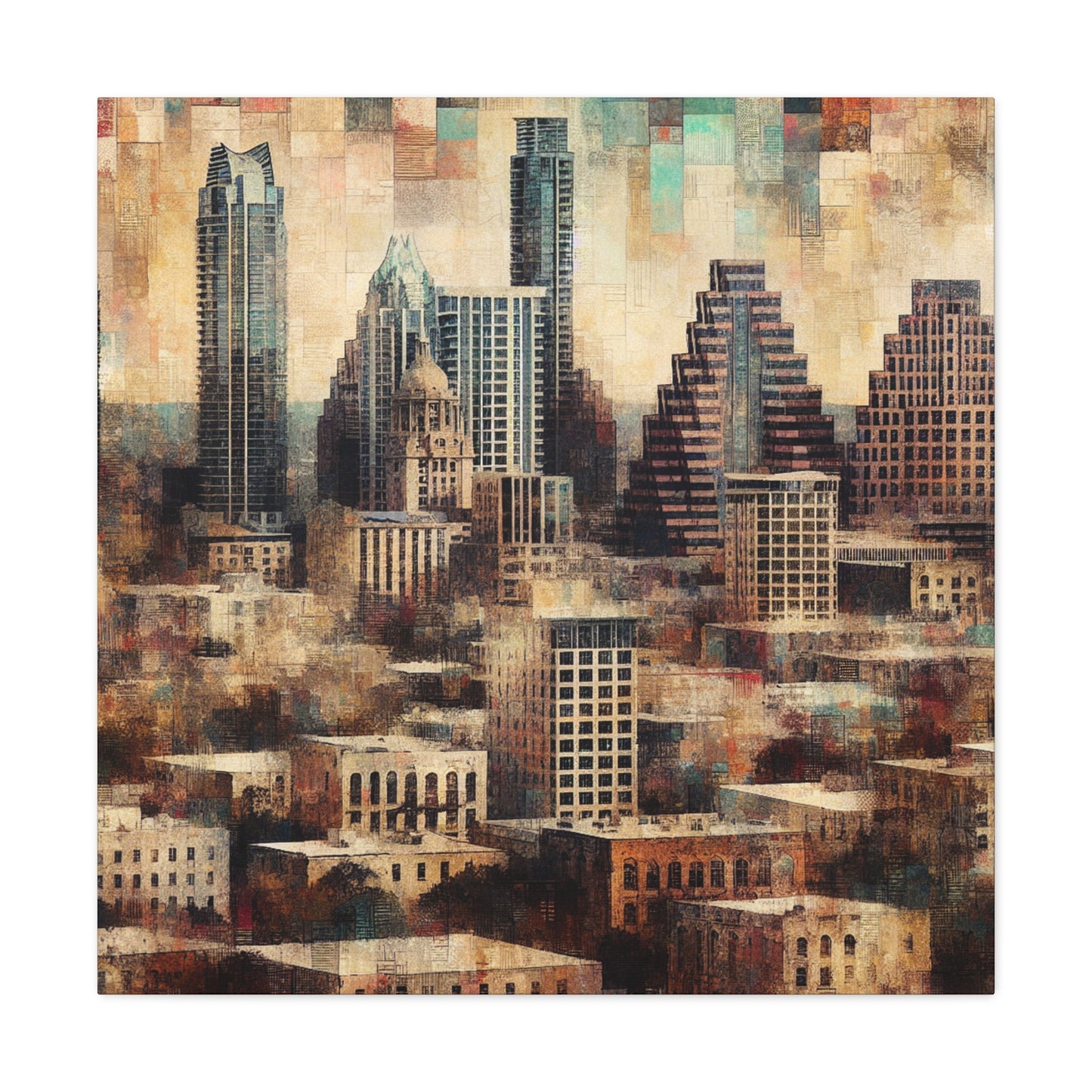 "Vibrant Austin Serenity" - Canvas