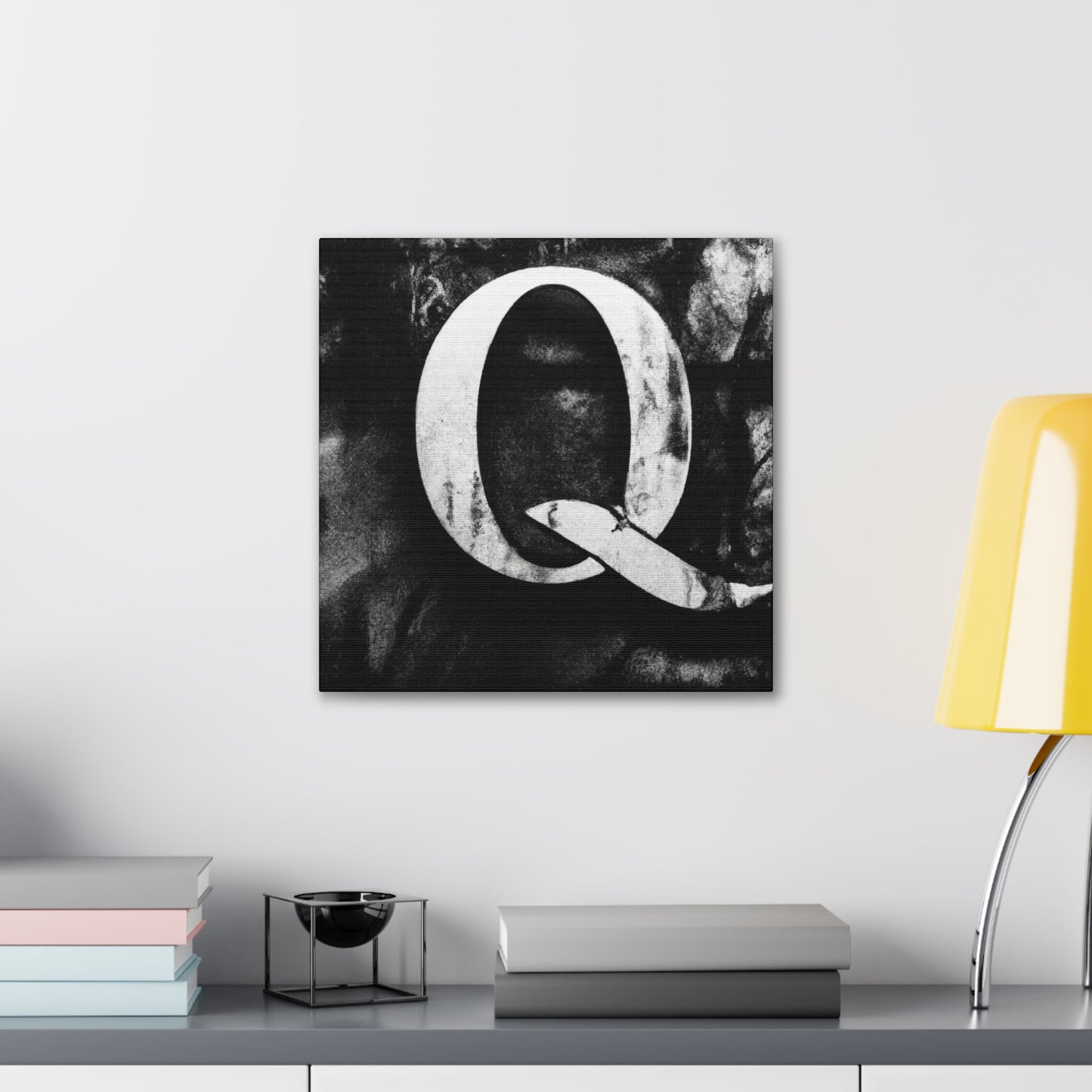 "Q: The Question Mark" - Canvas