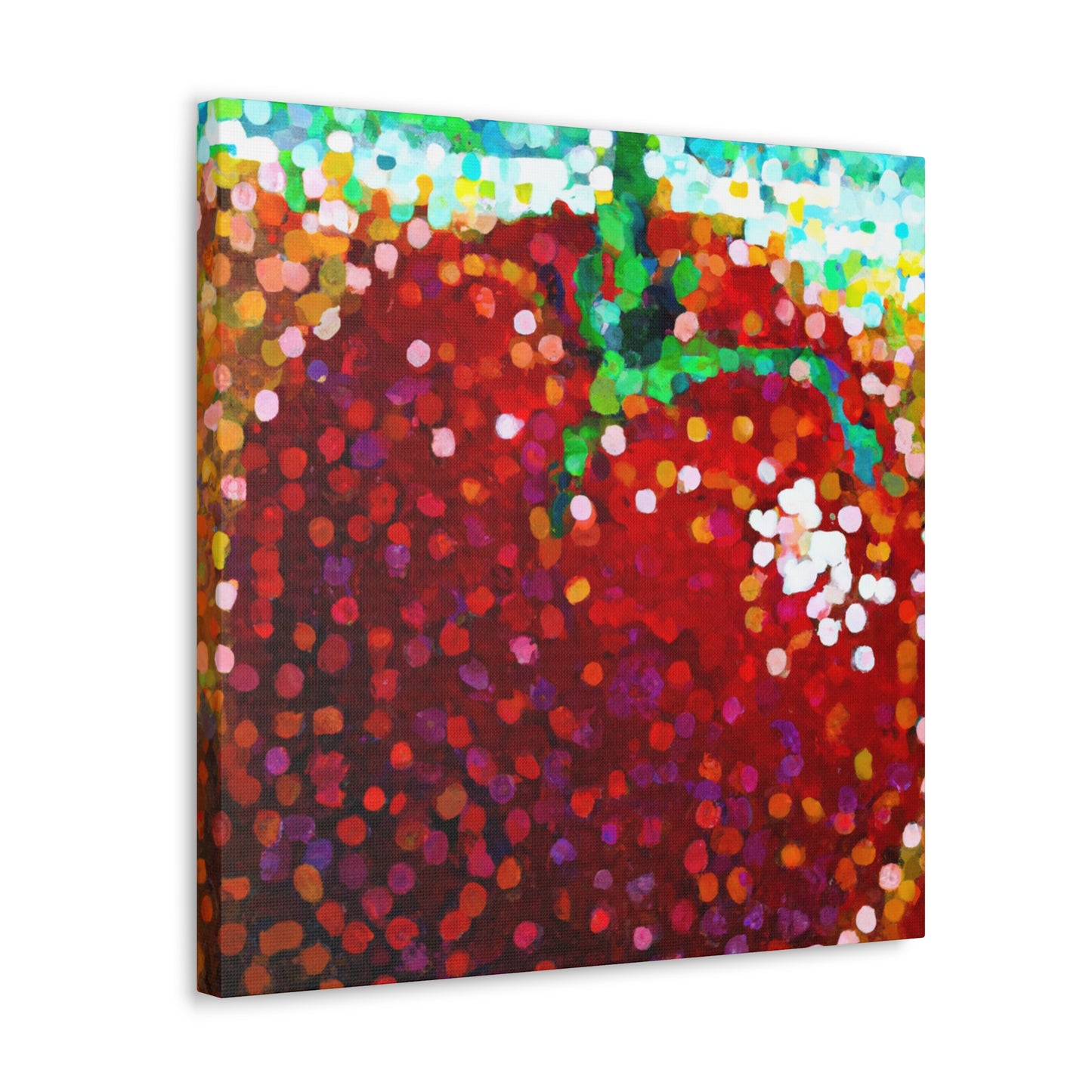 Tomato Pointillism Dream - Canvas