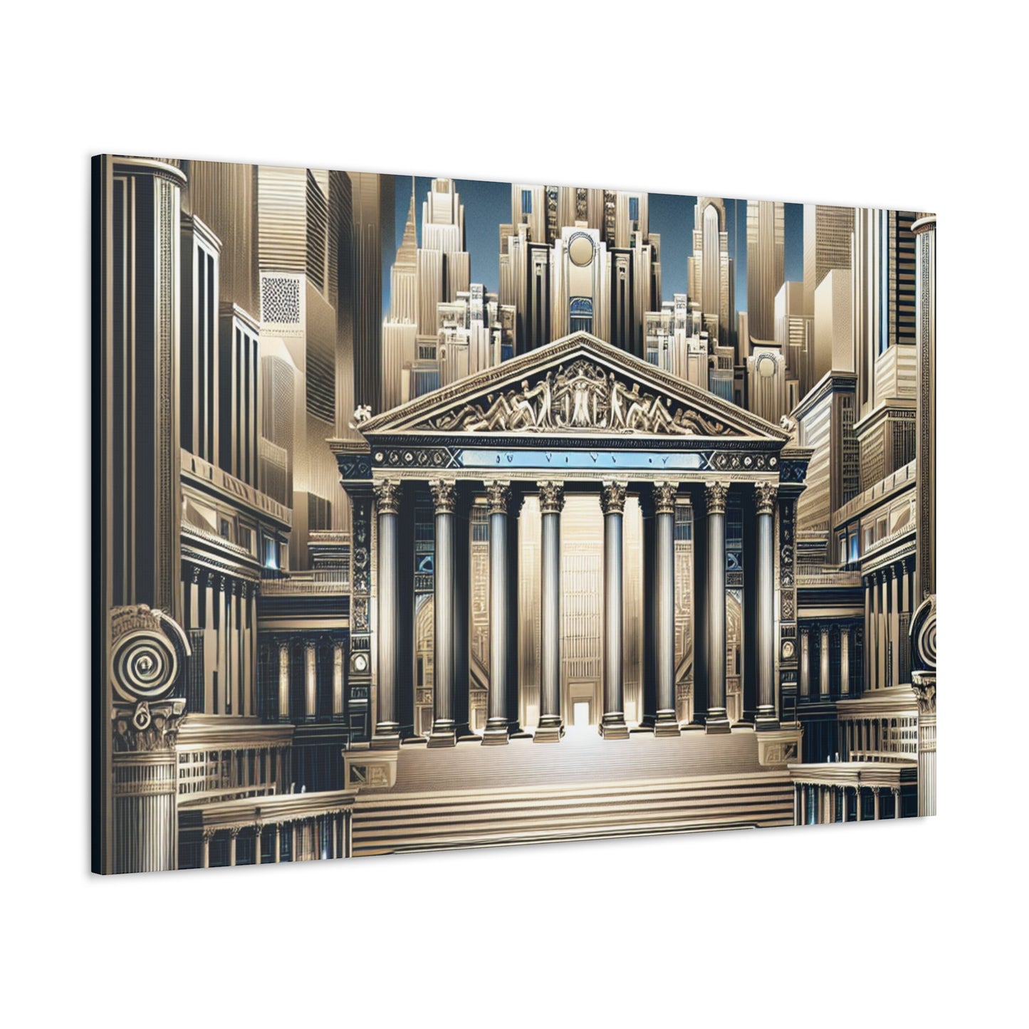 "Enchanting Grandeur of Gotham" - Canvas