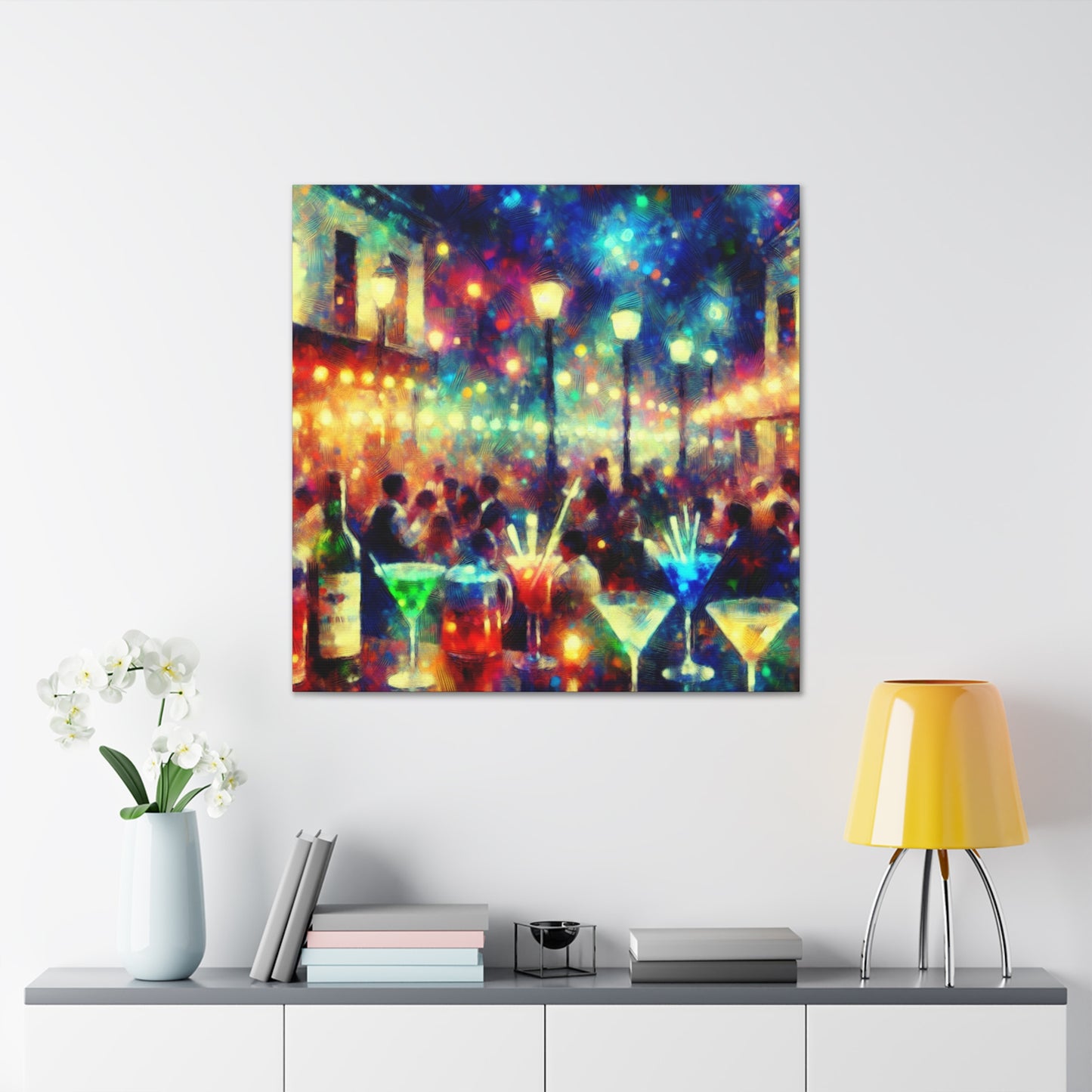 Intoxicating Urban Nightlife - Canvas