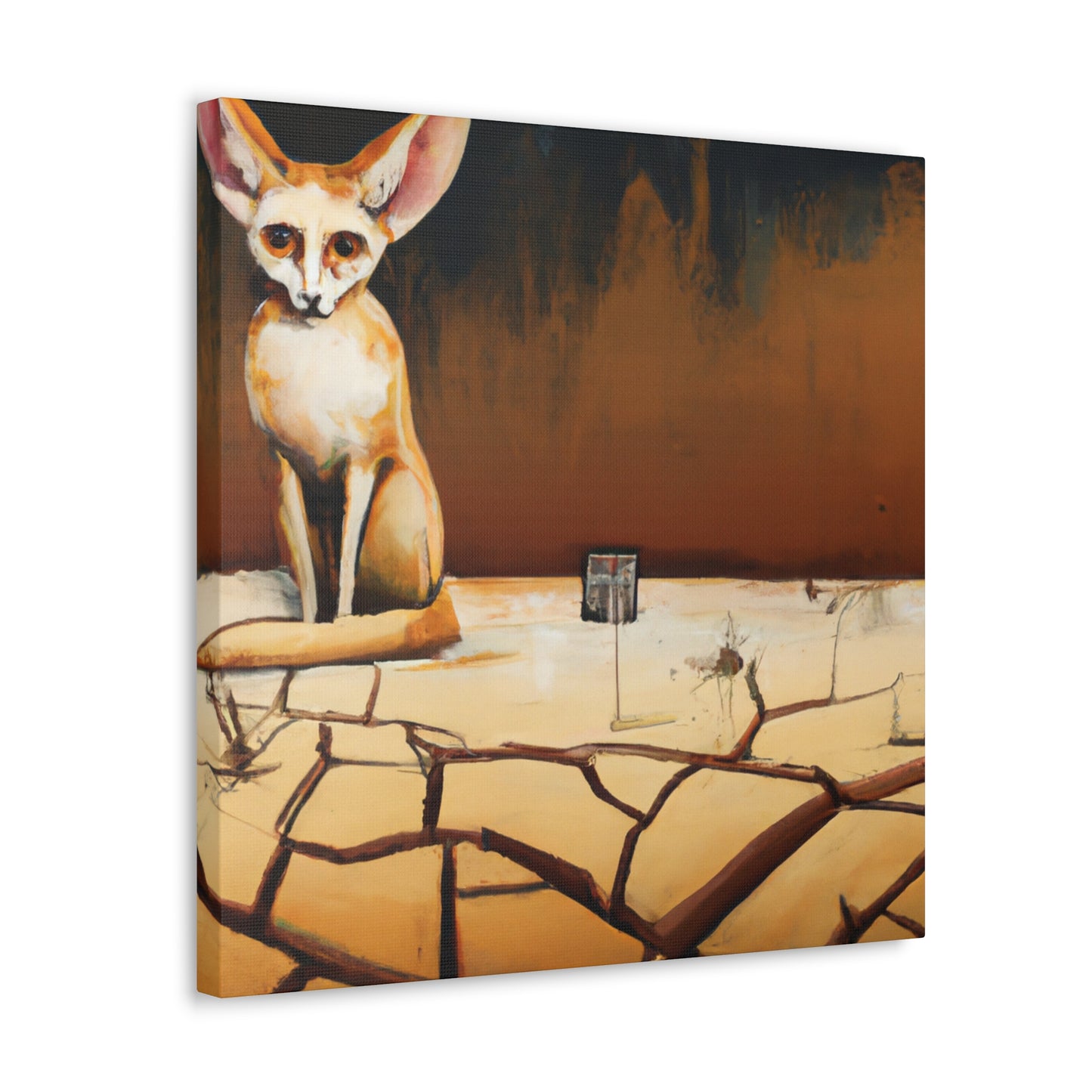 Fennec Fox Majestic Burst - Canvas