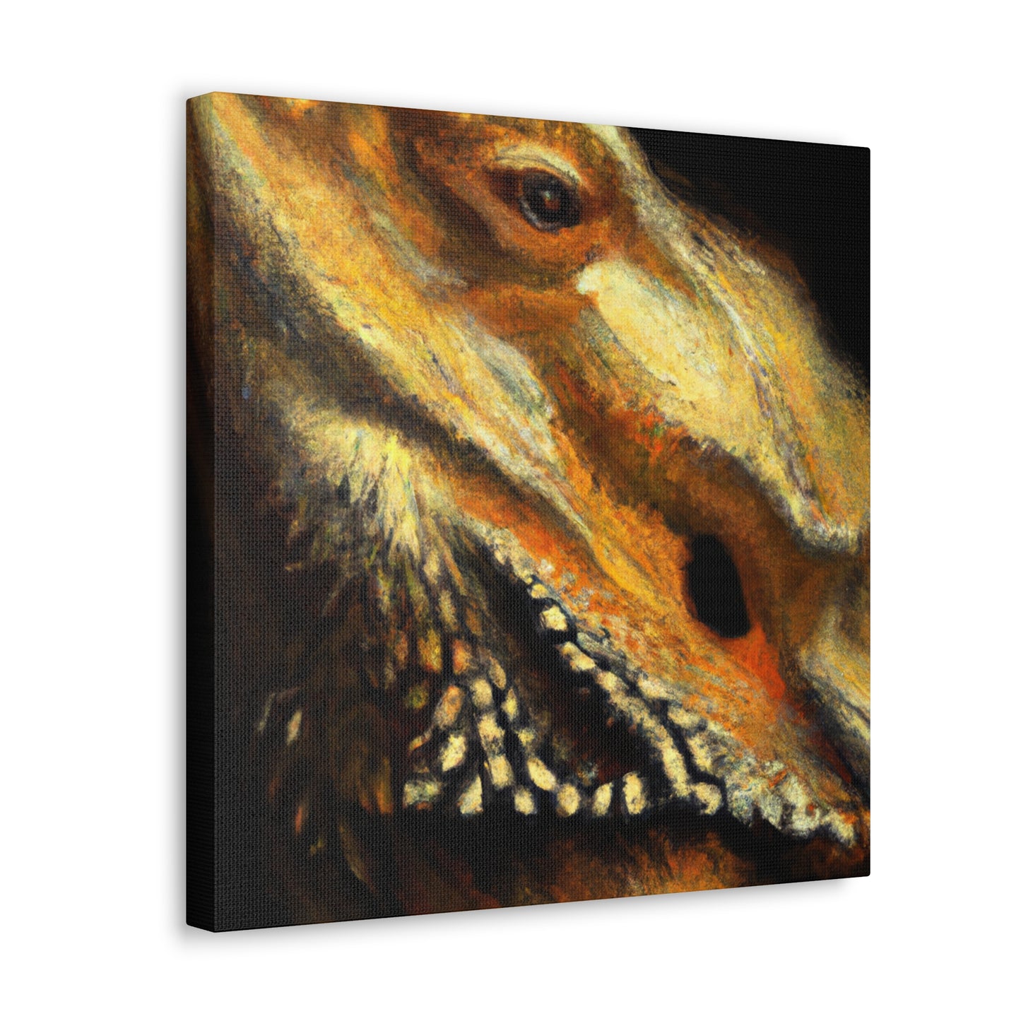 "Reptilian Realism Study" - Canvas