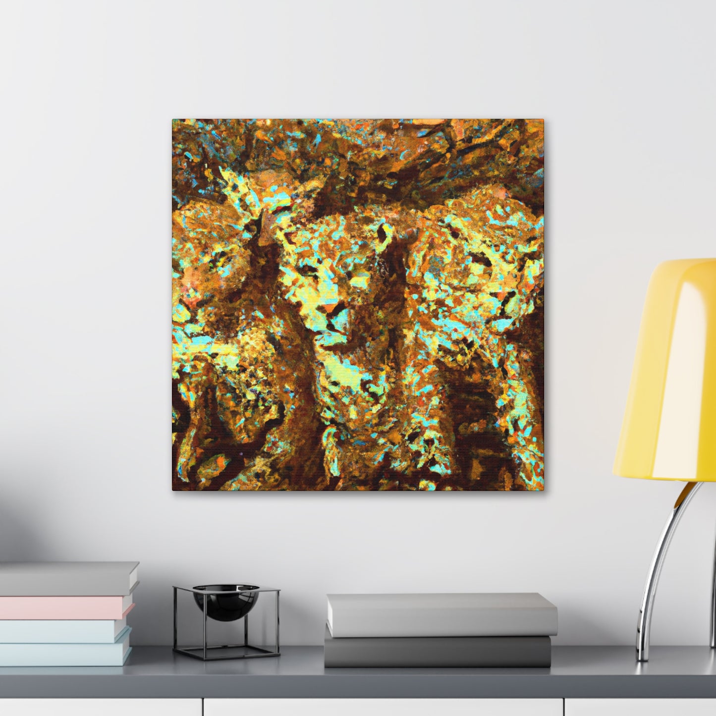 "Leopard in Impressionism" - Canvas