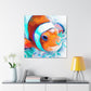 "Clownfish under Moonlight". - Canvas