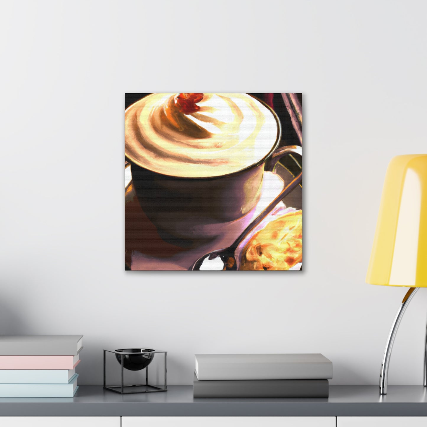 Cafe Cappuchino Splendor - Canvas