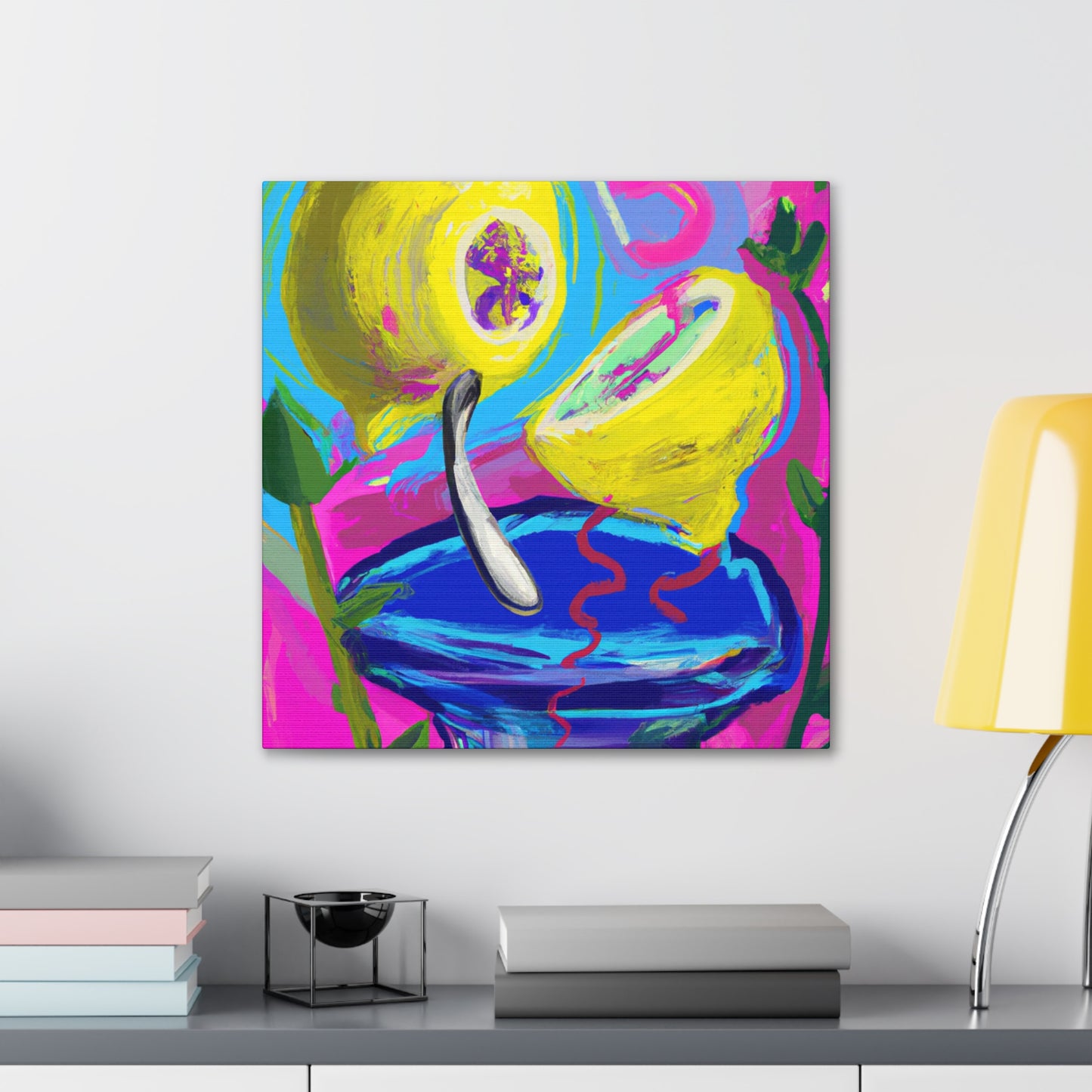 Lemon Zest Explosion - Canvas