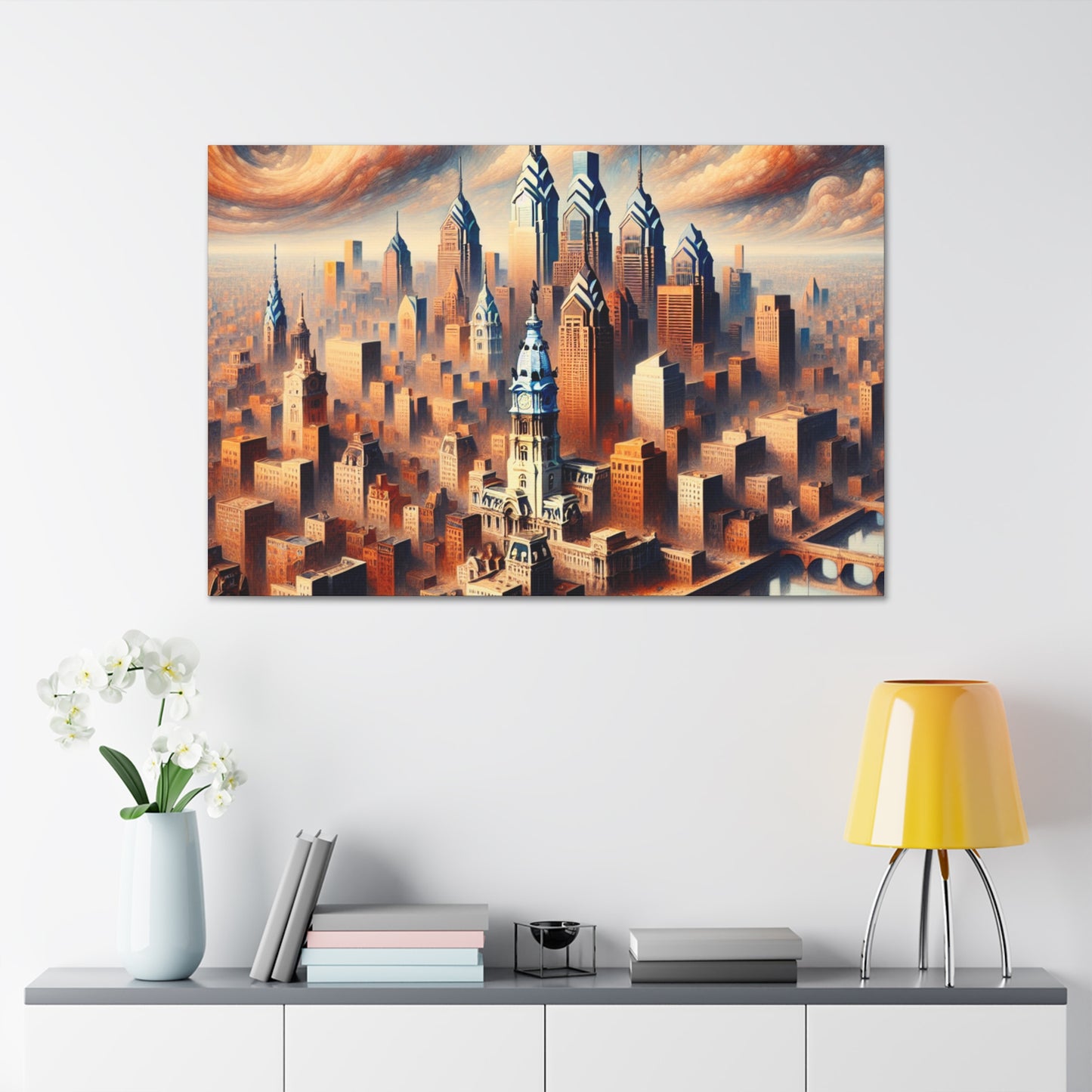 "Philly Dreamscape Unveiled" - Canvas