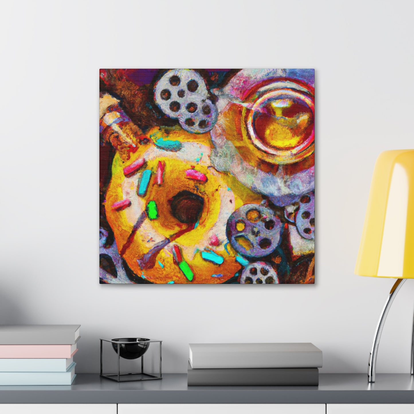 "The Clockwork Doughnut" - Canvas