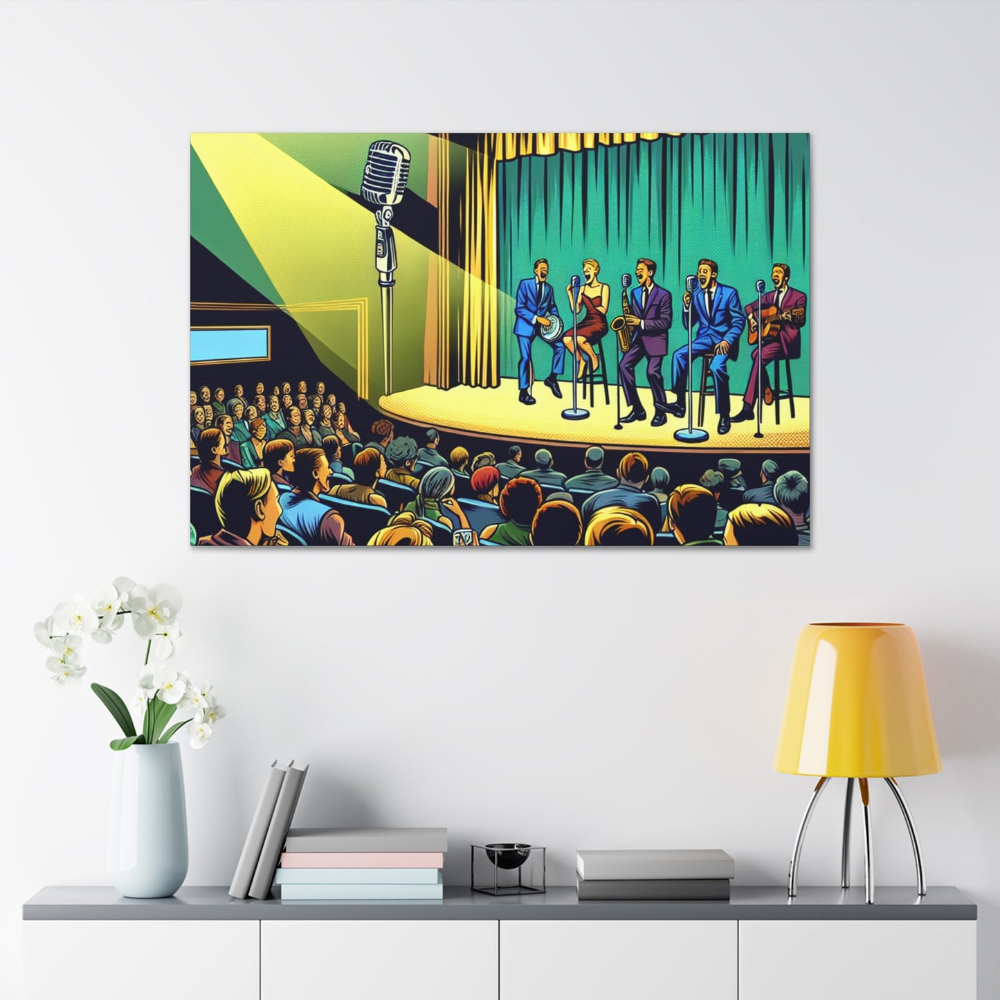 "Comic Bliss Bop Boom" - Canvas