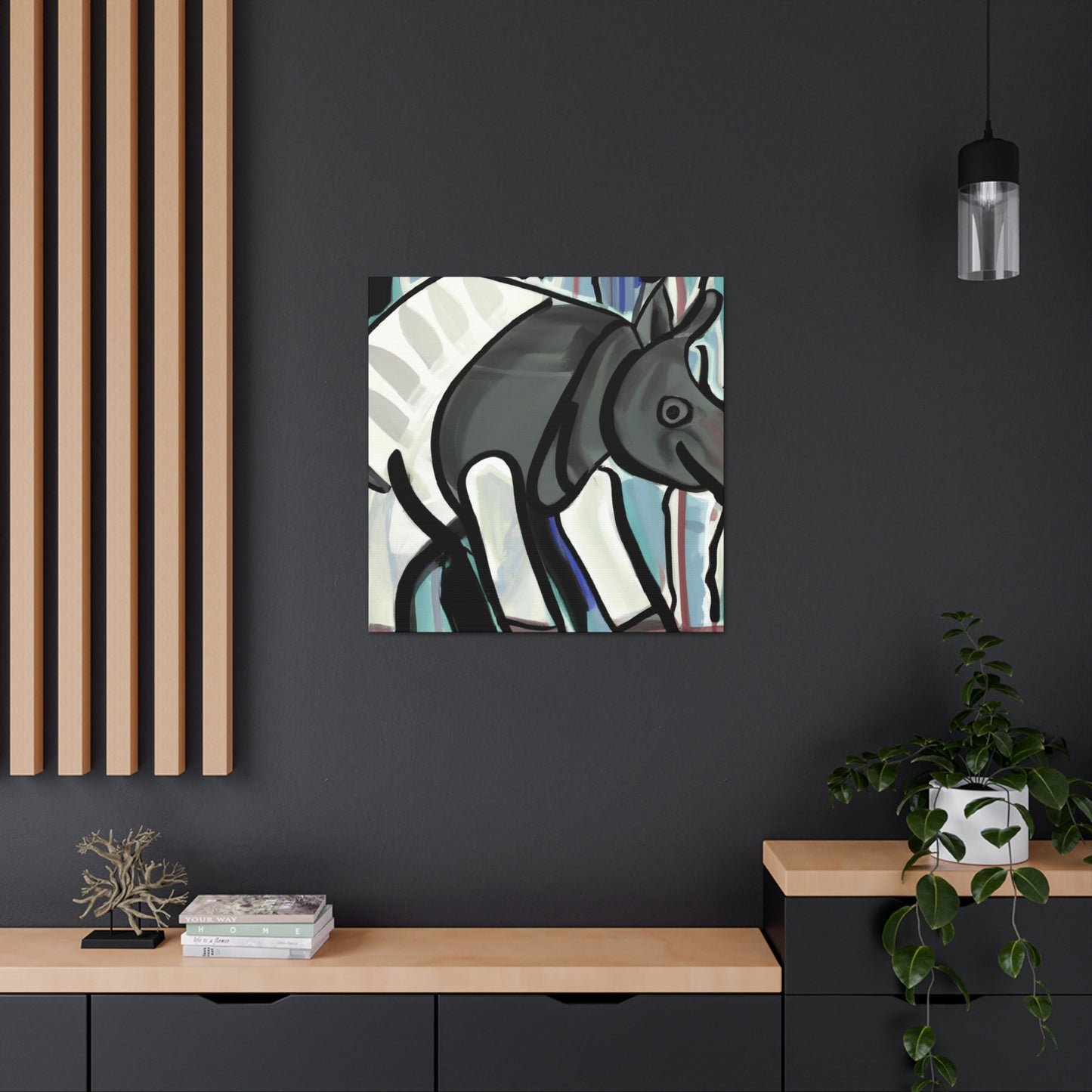 Malayan Tapir Ode - Canvas