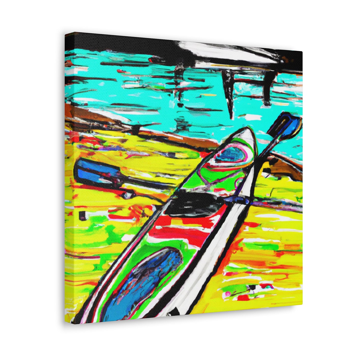 "Paddle Boarding in Peace" - Canvas