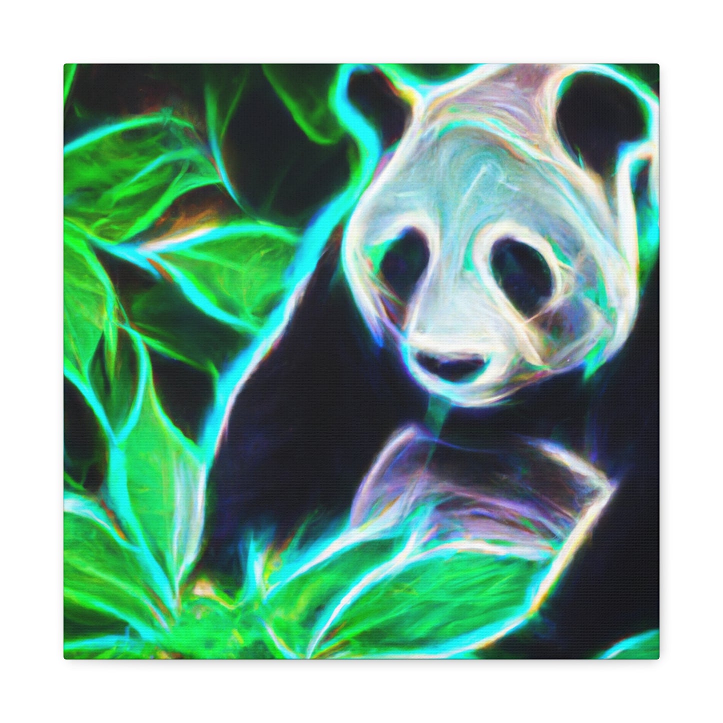 Giant Panda Mosaic Art - Canvas