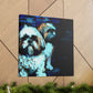 "Shih Tzu's Delightful Dance" - Canvas