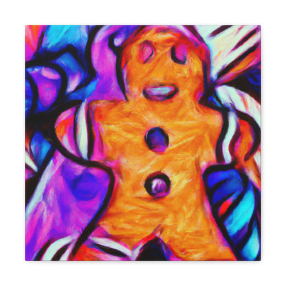 Gingerbread Man Fauvism - Canvas