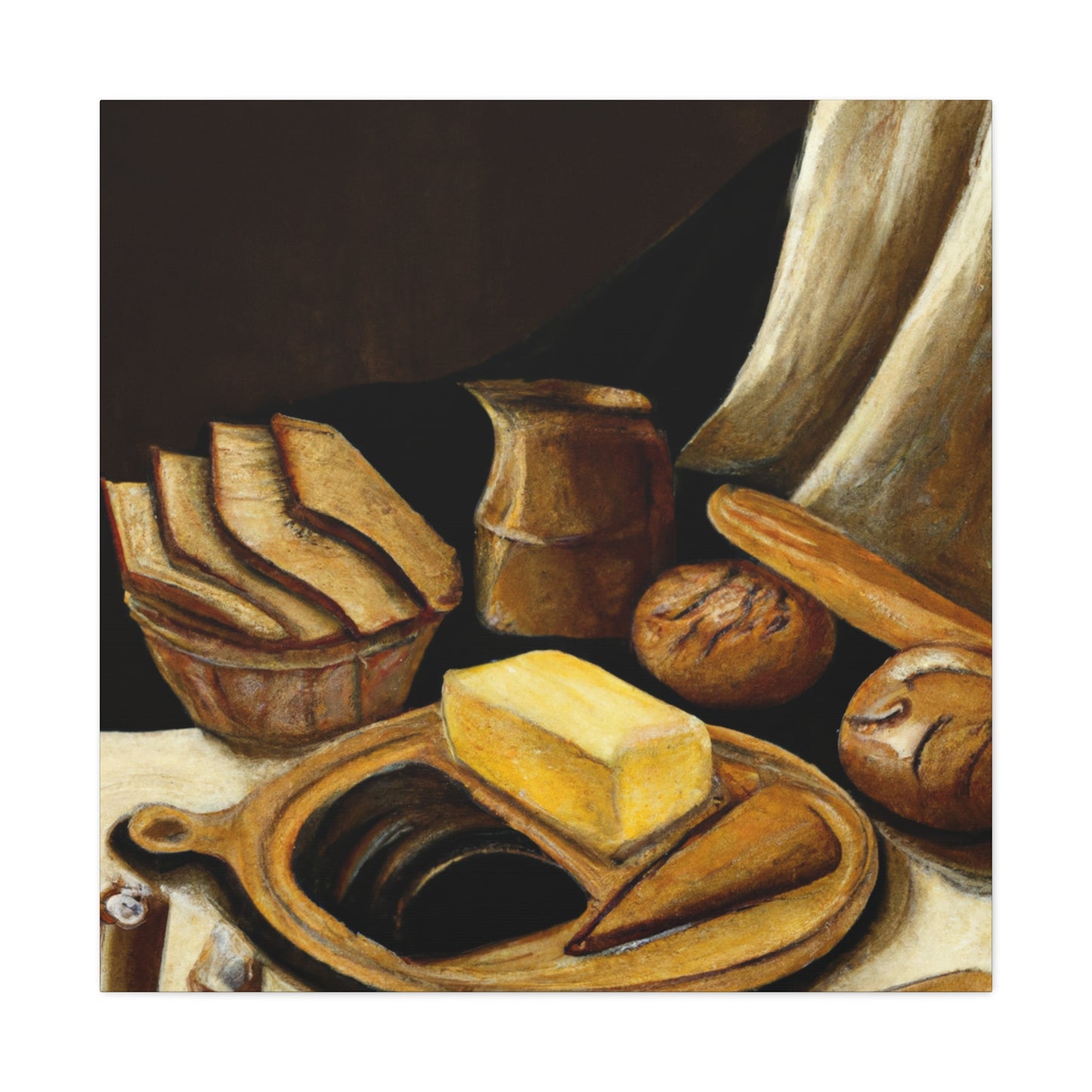 Breaking Bread Together - Canvas