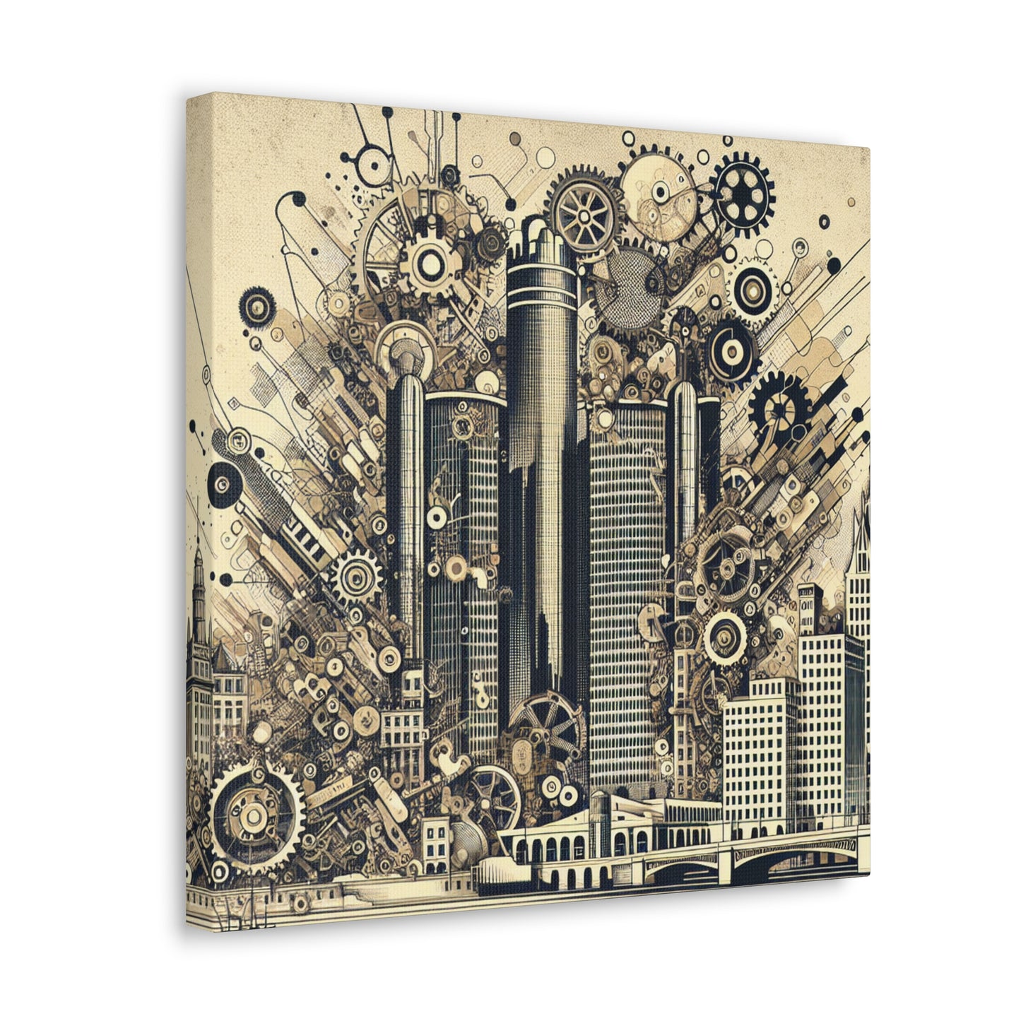 Steel City Steam Symphony - Canvas